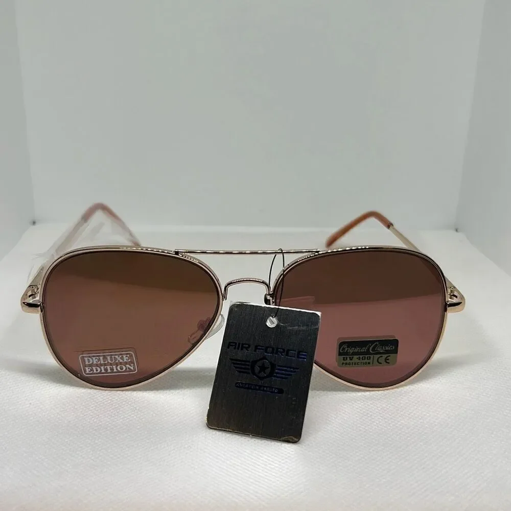 Air Force Aviator Unisex Flat Sunglasses